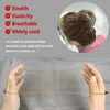 QIANCAIWANG 10 Pcs Invisible Hair Nets for Catering, Hair Bun