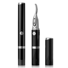 Belligern Heated Lash Curler,Eyelash Curler Heated,Heated Eyelash Curler,Electric Eyelash Curler Heated,Electric Eyelash Curler Eyelash Brush,for Medium and Long Eyelashes (Black)