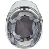 DIC AA11-CSW-HA6E2-A11-WH-S Plastic Helmet, Air Vent, Transparent Bill, Protective Shield