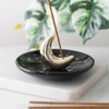 Sensory Crescent Moon Incense Holder: Ceramic Design for Serene Atmosphere