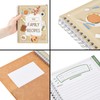 Pipilo Press Blank Family Cookbook Recipe Binder - 6.5 x
