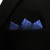 [S&W SHLAX&WING] Men's Pocket Square Plaid Prom Party Large Tall,