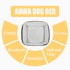 ANWA Durable Dog Bed Machine Washable Medium Dog Bed Square,