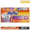 Hefty Small Garbage Bags, Lavender & Sweet Vanilla Scent, 4