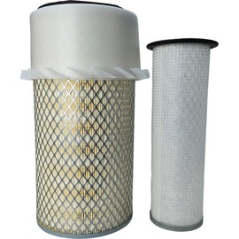 XYZIL Outer Inner Air Filter Set 6681474 6681475 Compatible with Bobcat Skid Steer 963 S220 S250 S300 S330 Track Loader T250 T300 T320 All-Wheel Steer Loader A300 P131394 P182054