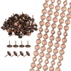 uxcell 5Pcs Upholstery Tacks Strips, 3.28ft Decorative Nail Trims for
