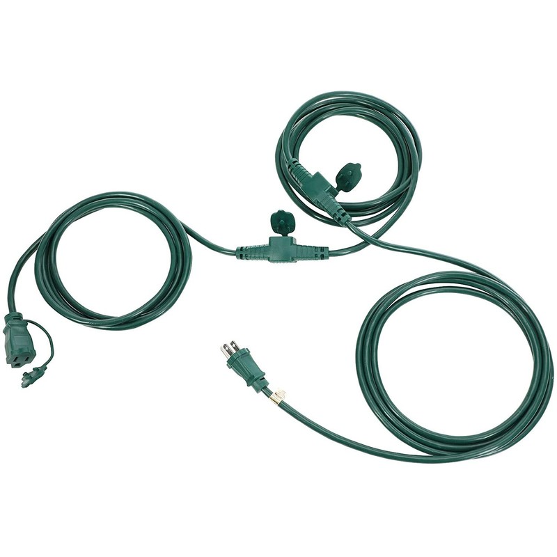 DEWENWILS Outdoor Extension Cord 25 ft Heavy Duty Multiple Outlets