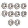 sourcingmap 10pcs M6 x 0.75mm Pitch Metric Fine Thread 304
