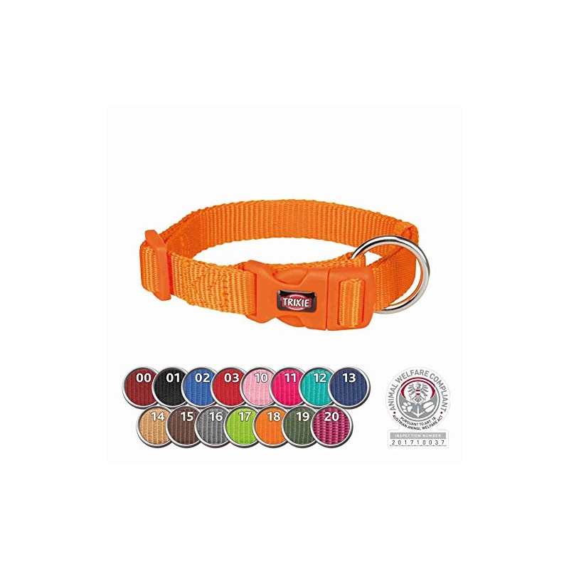 Trixie Premium Dog Collar, 35-55 x 20 mm, Blue