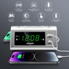 SHARP Alarm Clock for Bedrooms, Super Fast USB-C Charging and