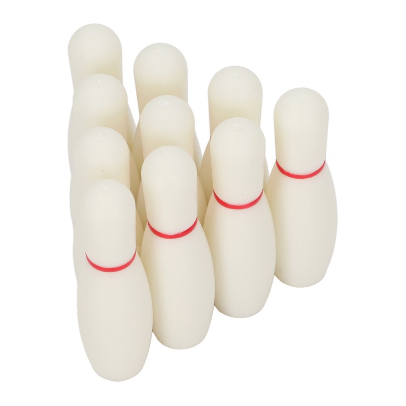 Kids Bowling Set Educational Interactive Resin with 10 Bowling Pins