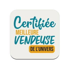 Untersetzer aus Kork – zertifiziert Bestseller des Universums Boutique Shop – 6 Stück (95 x 95 mm)