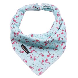 ARING PET Dog Bandana, Cotton Flamingo Dog Bandanas Dogs Triangle Bibs Cloth for Small and Large Dogs and Cats