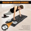 Tabla Deslizante de Pilates 5 en 1, Tabla Abdominal Plegable,