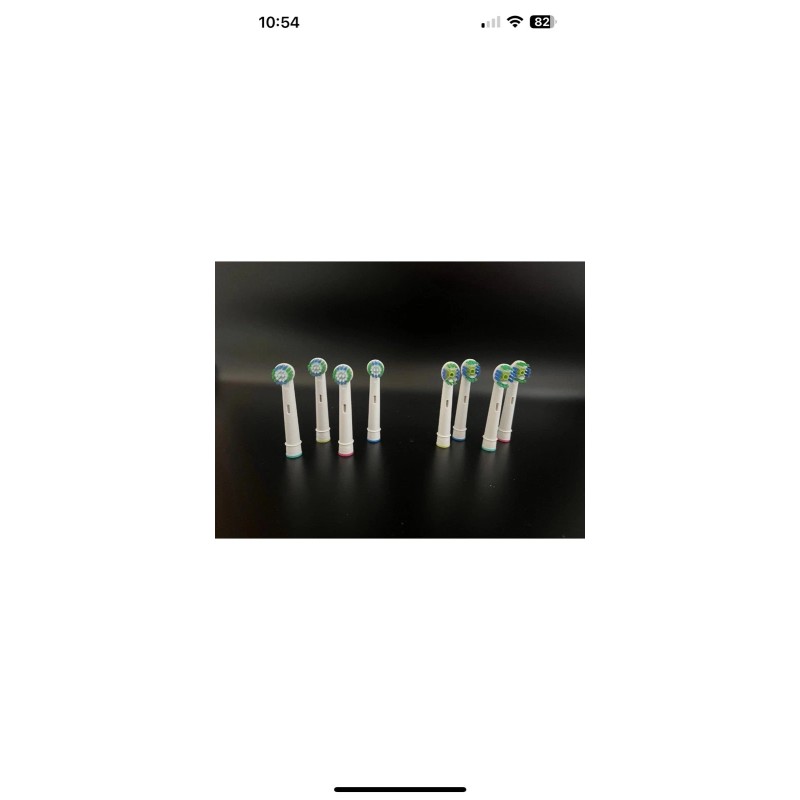 Oral-B 8 pcs Replacement Toothbrush Heads Compatible with Oral-B New