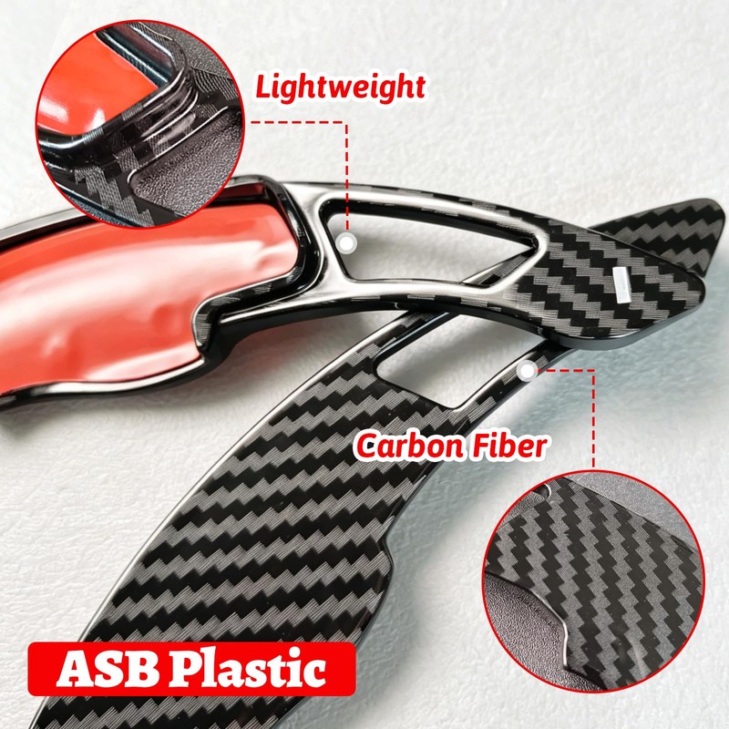 LANZMYAN ABS Paddle Shifter Extension Cover for Honda Civic 2016-2021