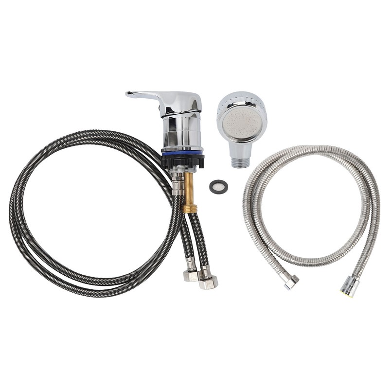 23.6in Faucet 47.2in Electro Polishing Hose High Pressure Sprayer Shampoo