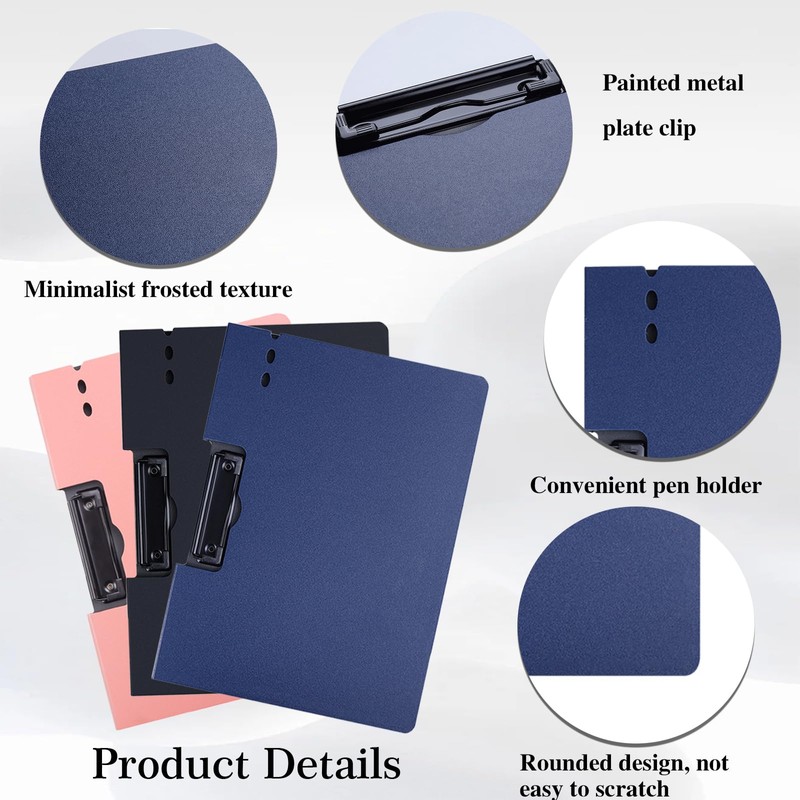 Sicheii Clipboard Folder, Folding Clipboard with Cover, Clip Board Folder,