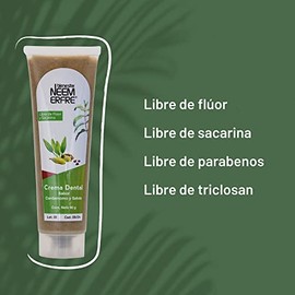 Bienestar NEEM ERFRE Pasta de Dientes Natural Sabor Menta, Canela y Cardamomo | Sin Fluoruro, Gluten, Sulfatos (SLS), Parabenos, Petrolatos, Triclosan, Azucar