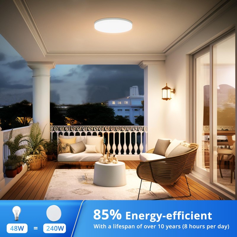 Combuh Ceiling Light LED 48 W 4320 LM Easy to