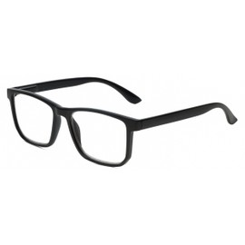 Calabria R861 3 Pack Reading Glasses +5.00 Black Men Women Designer Trendy Eyeglass Fashion Readers w/Semi-Hard Zipper Case