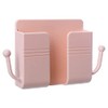 Mobile Phone Plug Holder Wall Mounted Remote Control Storage Box