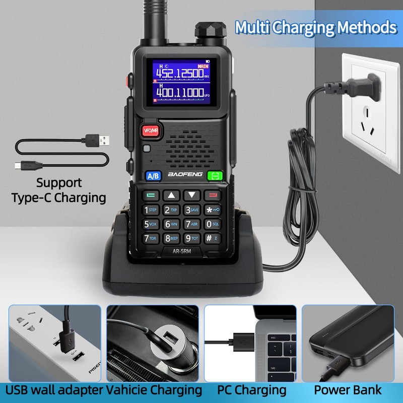Ham Radio BAOFENG Handheld Long Range 5RM 10W Walkie Talkies