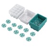 10Pcs Seedling Trays 12 Hole Transparent Adjustable Ventilated Seedling Starter