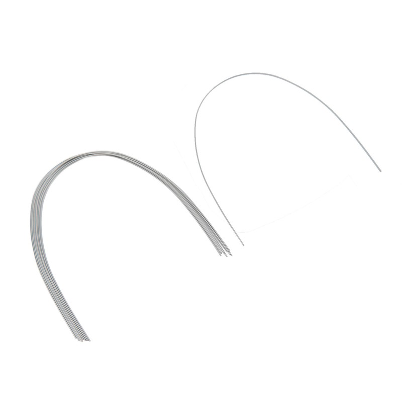 50pcs Teeth Nickel Titanium Wire Square Elasticity Medical Metal Orthodontics
