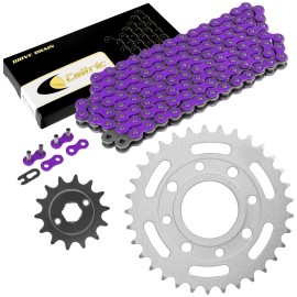 Honda Drive Chain & Sprockets Kit for Honda CB250 Nighthawk 250 1991 1992 1993 - 2008