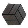 New Motifs Hexagon 3D Wood Veneer Honeycomb Cutout for Wall