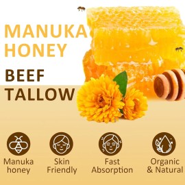 Cara Crema Cebo De Res Con Miel y Aceite Oliva Para La Cara y La Piel Sevo Cevo Sebo