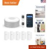 Tolviviov 8pcs WiFi Smart Door Window Alarm System DIY Wireless