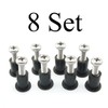 Pro Bamboo Kitchen 8pcs Universal M5 Motorcycle Windscreen Windshield Fairing