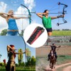 DONGKER Archery Arm Guards,Forearm Protection Guards Adjustable Leather Gauntlet Wristband