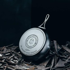 Lodge Blacklock 12" Triple Seasoned Cast Iron Skillet - Preseasoned Cast Iron Skillet Pan - Easy Cleanup - Lightweight Design - Cast Iron Cookware - Premium Cast Iron Skillets