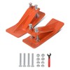 Doppy 2Pcs Tractor Bucket Edge Protector, 3/8'' Thick Snow Skid