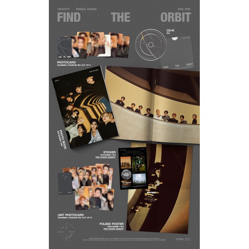 CRAVITY Single Album [FIND THE ORBIT]（韓国盤）