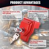 NAKANEKO Glad Hand Lock Keyed Alike 4 Pack Heavy Duty