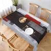 Tablecloth Black White Red Graffiti Table Cloth Rectangle Table 60