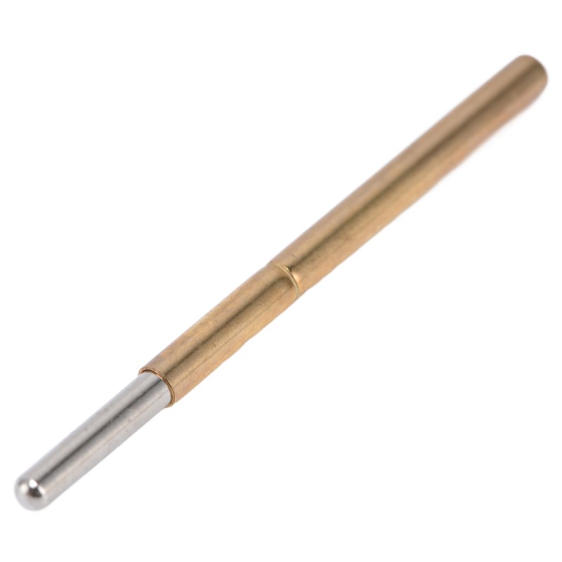 100PCS Spring Test Contact Probes Brass Stainless Steel Round Head