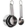 8Pcs/Set Stainless Steel Measuring Cup Spoon with Scales Kitchen Cooking