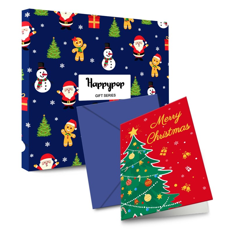 HAPPYPOP Christmas Gifts Stocking Socks For Men - Secret Santa