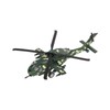 Diecast Metal Helicopter Model Sound Light Pullback Alloy Fighter Aircraft