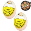 Pack of 2 Egg Timer Resin, Colour Changing Egg Timers,