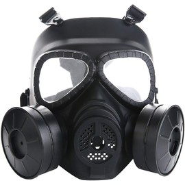 Sutekus M04 Airsoft Mask Full Face Skull CS Mask with Fan (2 Fans)
