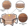 Marbco Sandstone Water Absorbent Hand Crafted Octagon Coasters for Drinks-