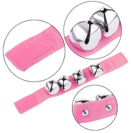 Augshy 20 Packs Christmas Wrist Hand Bells: 10 Colors, Classroom Music School and Party Favors