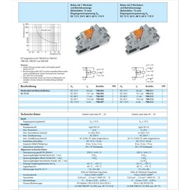 Wago 788-304 Electrical Relay, Grey