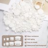 200PCS 8 Size White Plastic Hole Plugs, Screw Hole Covers
